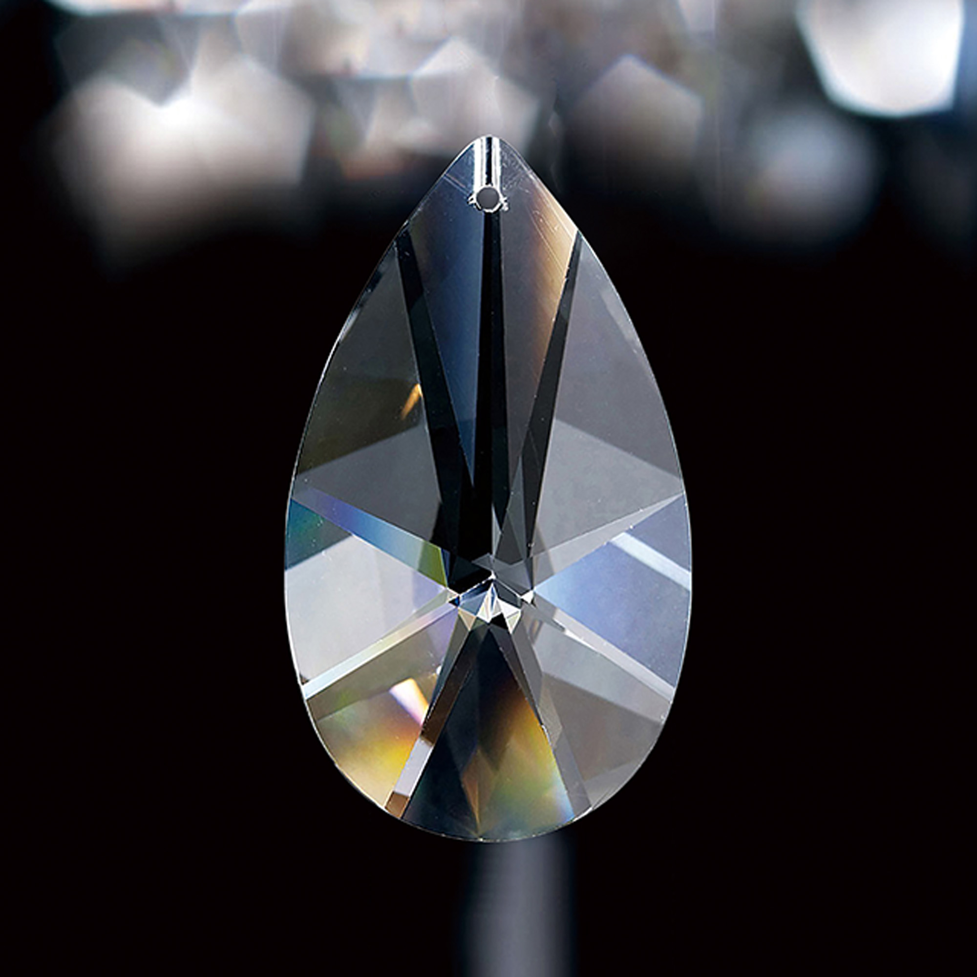 C20130  Crystal Star Pendalogue Without Ring 38mm